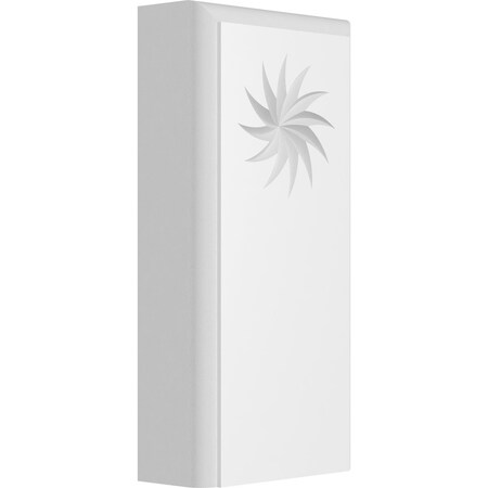 Standard Foster Spiral Plinth Block With Rounded Edge, 2 1/2"W x 5"H x 1"P